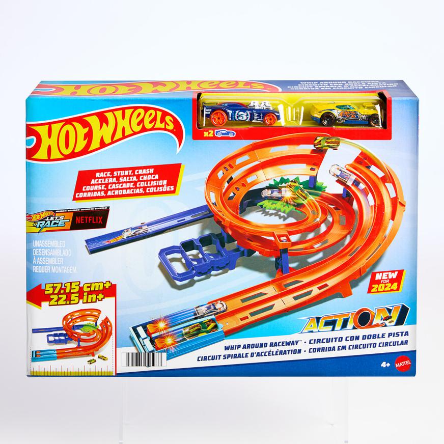 Acrobacias Hot Wheels Track Builder Carrefour Circuito De Coches