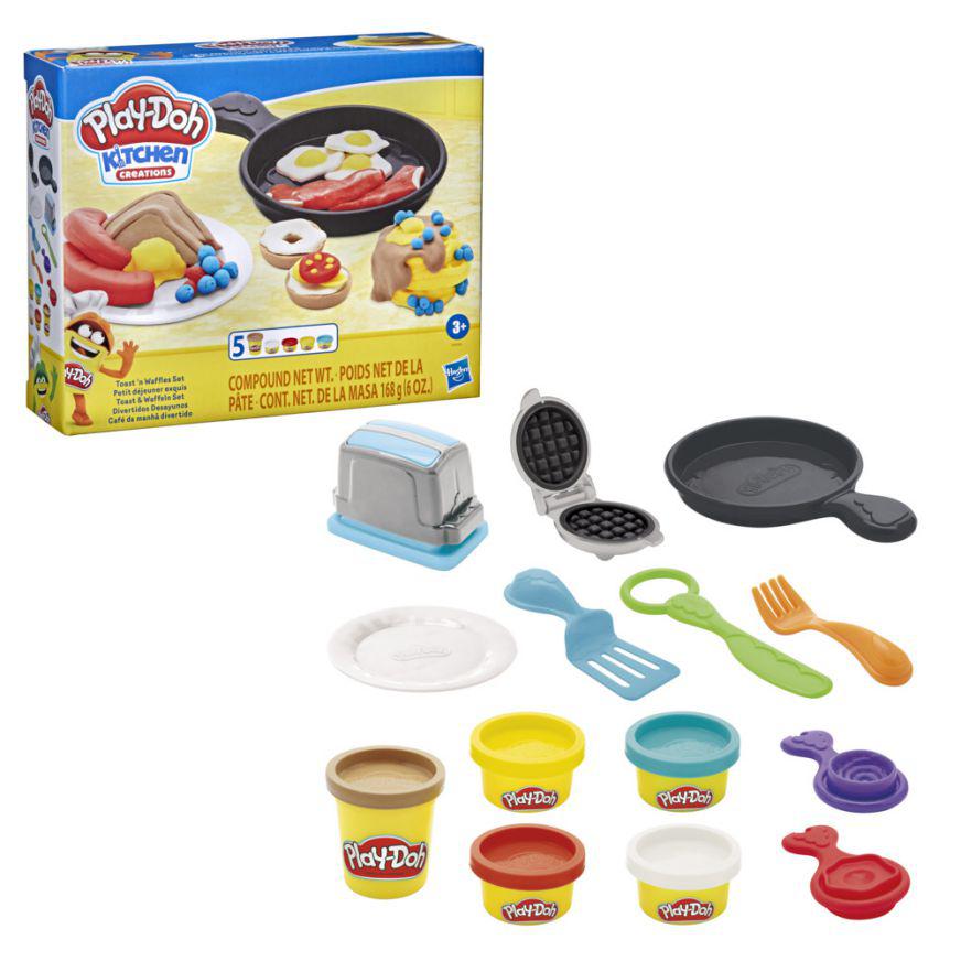 HOT Waffle Maker Play Doh Kitchen Creations Breakfast Play Doh