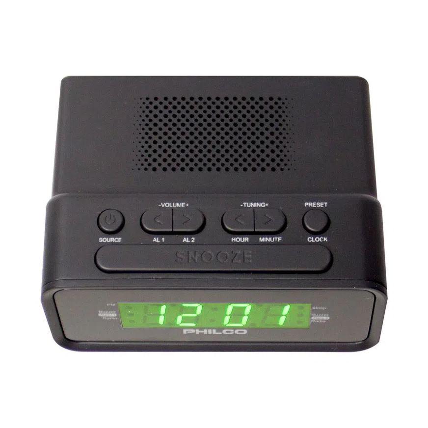 Philips - Radio Reloj. TAR3306/37. 400MW. Radio Fm. 2 Tipos de Alarmas.  Color Negro. - 001 — Universo Binario