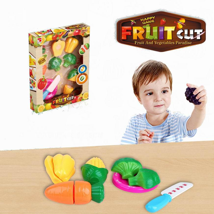 Niño Juguete De Cocina 7 Corta Frutas Verduras Juego