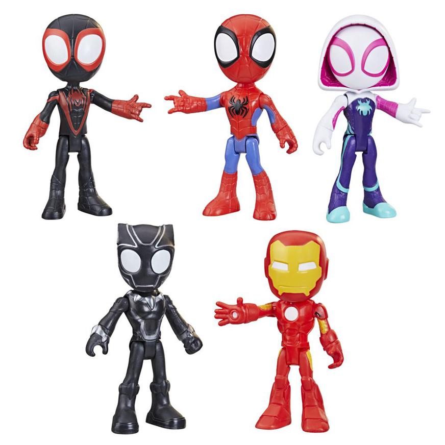 Figuras Acción Spidey Marvel Pack Sorpresa Marvel Spidey & His Amazing Friends - 10 Mini Figuras De Acción Bolsa Accesorios, Juguete Desembalaje Pack Sorpresa 10 Mini Figuras