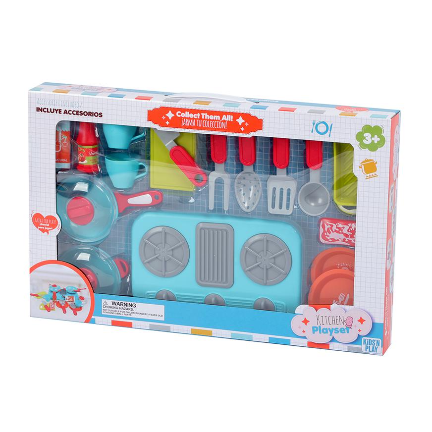 Set Juego De Cocina Con Accesorios Shen Hua Tai Loy