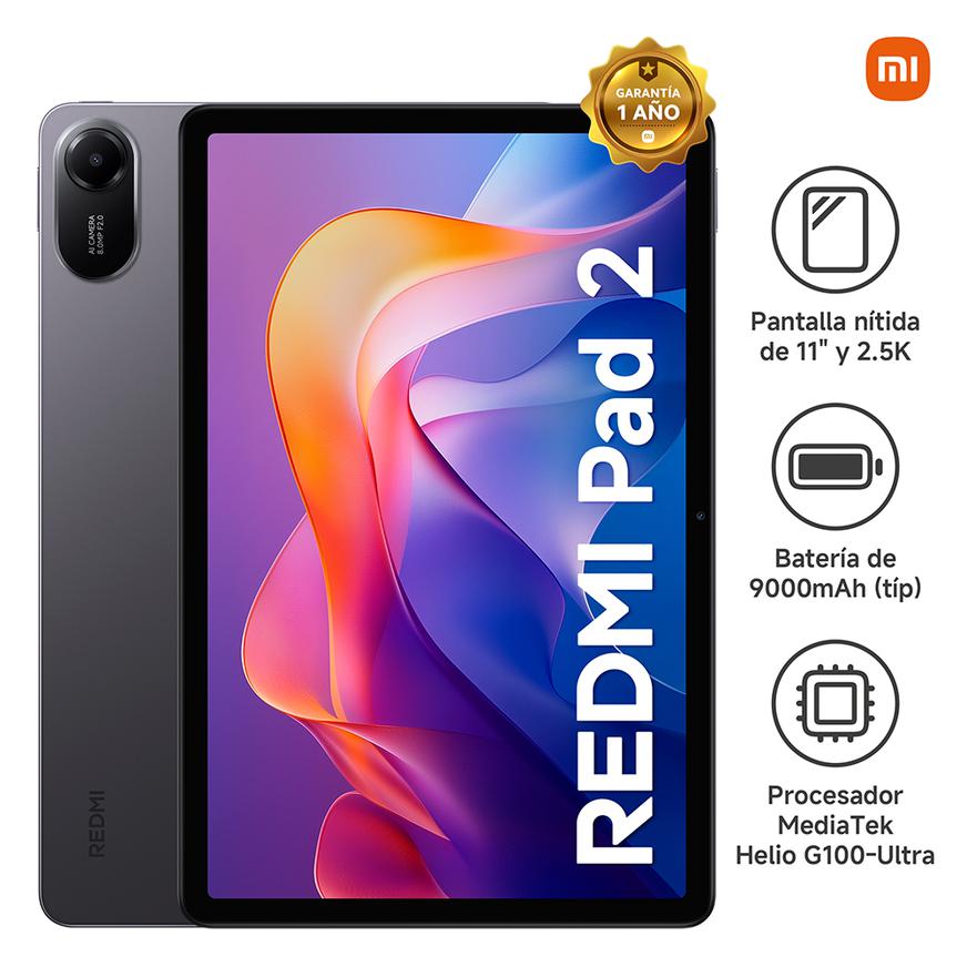 Tablet Redmi Pad2 4Gb Ram 128Gb Gris | Tai Loy