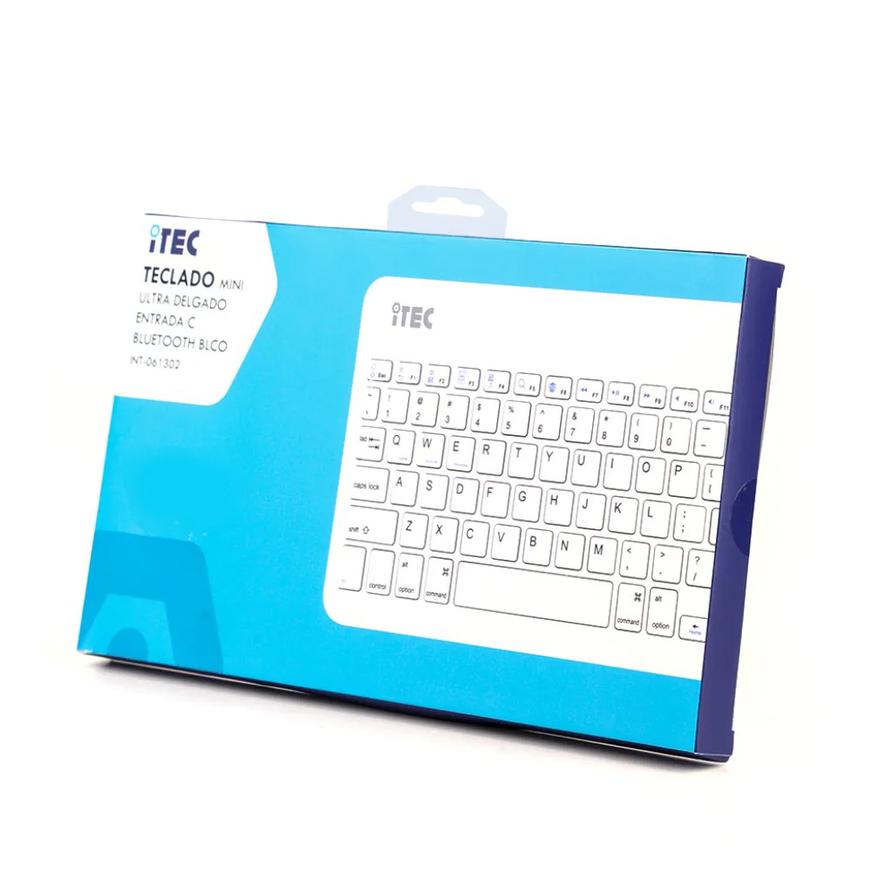 Teclado Mini Itec Ultra Delgado Entrada C Blanco Tai Loy