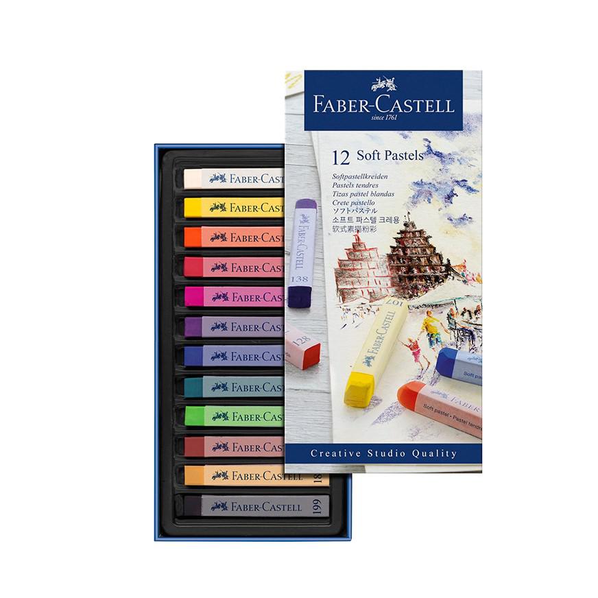 Tiza Pastel Faber Castell Caja - 12 Colores