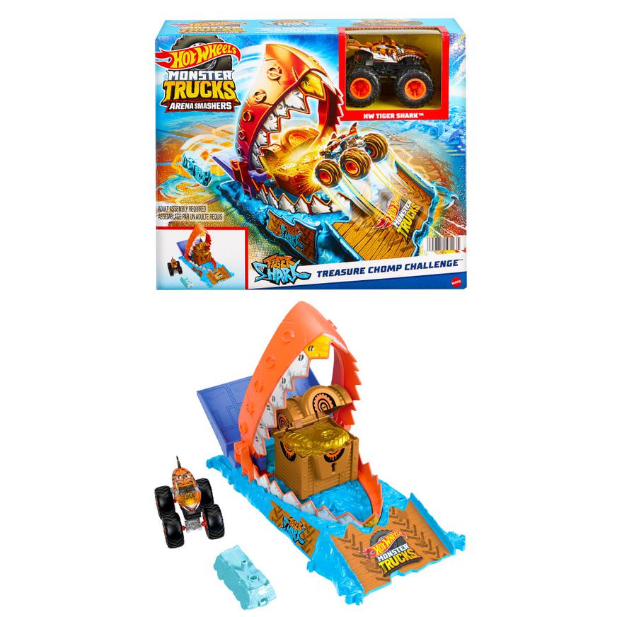 Pista De Juguete HOT WHEELS Arena Treasure Chomp Challenge