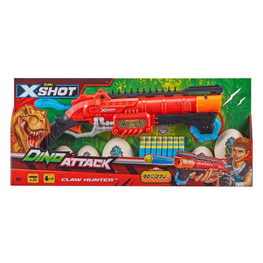 Lanzador X-Shot Claw Hunter Dino Attack x 24 Dardos | Tai Loy